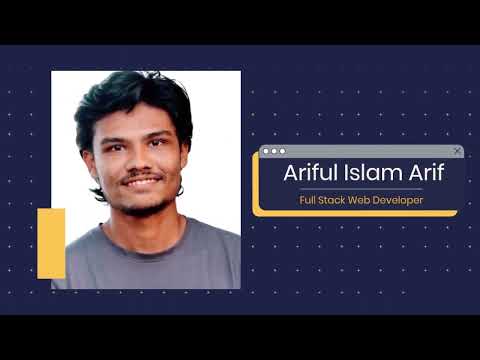 Full Stack Web Developer intro video for Upwork