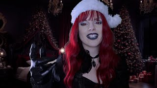 ASMR Vicki The Vampire Christmas Eve | Personal Attention | Leather gloves | REUPLOAD