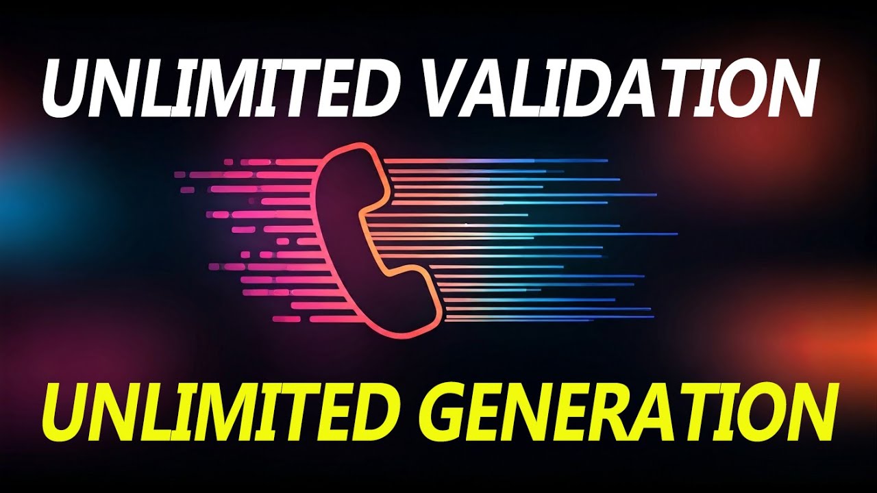 How to Generate and Validate Unlimited Mobile Phone numbers 2025 - YouTube