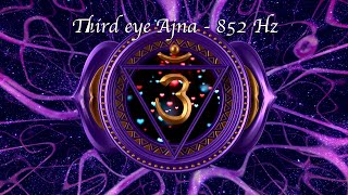 Third eye ajna 852 Hz meditation