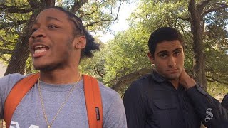 UT students argue over anti-affirmative action bake sale