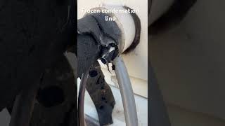 Frozen condensation line