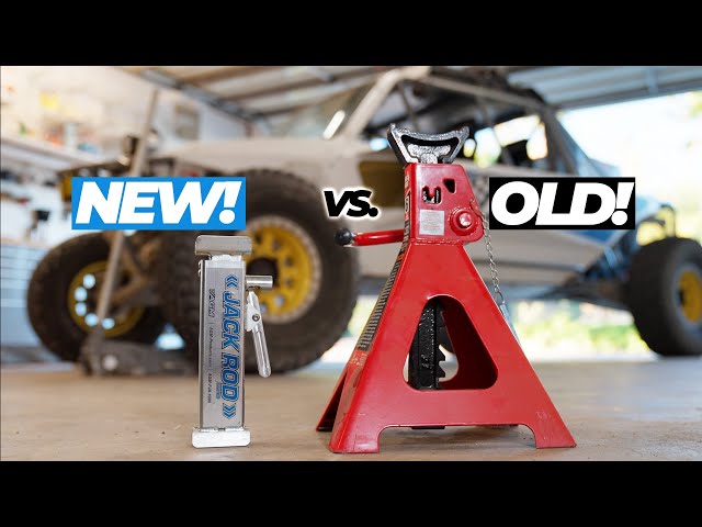 Old JUNKY jack stand VS. The New, Innovative, Jack Rod Stand