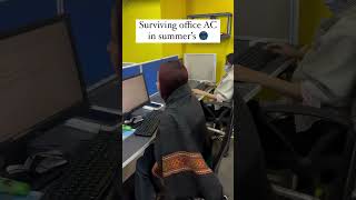 The Daily Struggle with AC Temperature (Office Edition) #funny #marketing #memes #short #officememe