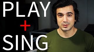 How to play and sing at the same time (interactive practice video)