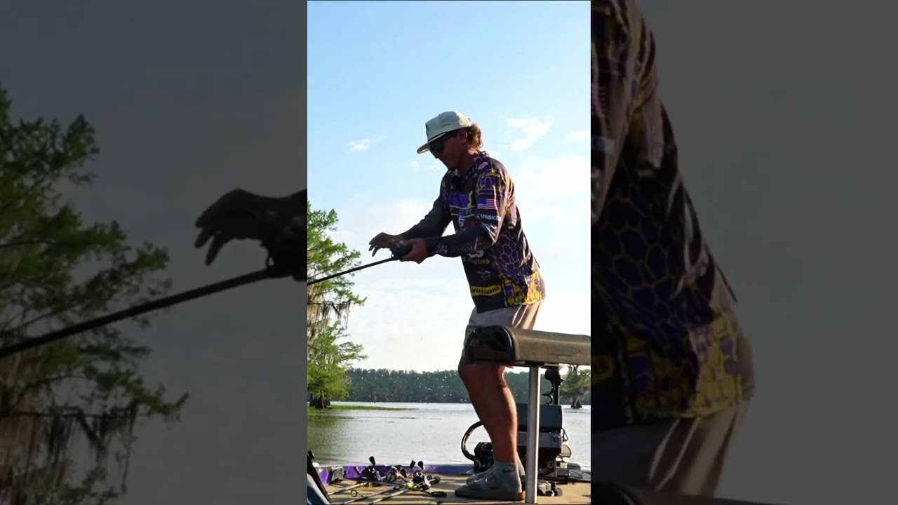 Greatest show on water #shorts #fishing #caddolake