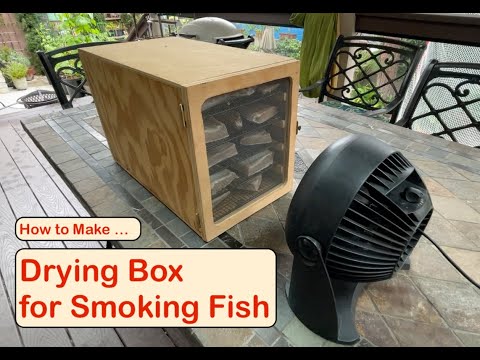 dry fish box Toadfish The ancient need to preserve foods by salting and air 11" Marine Dry Box