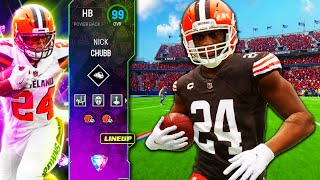 99 Nick Chubb is UNSTOPPABLE in Madden 23!