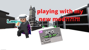 Using my own mod in krunker!!! | krunker.io gameplay