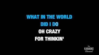 Crazy in the Style of "Patsy Cline" karaoke video with lyrics (no lead vocal) chords