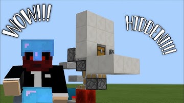 HIDDEN CRAFTING TABLE TUTORIAL!!!(MCBE/XBOX/PS4/SWITCH/WINDOWS 10)