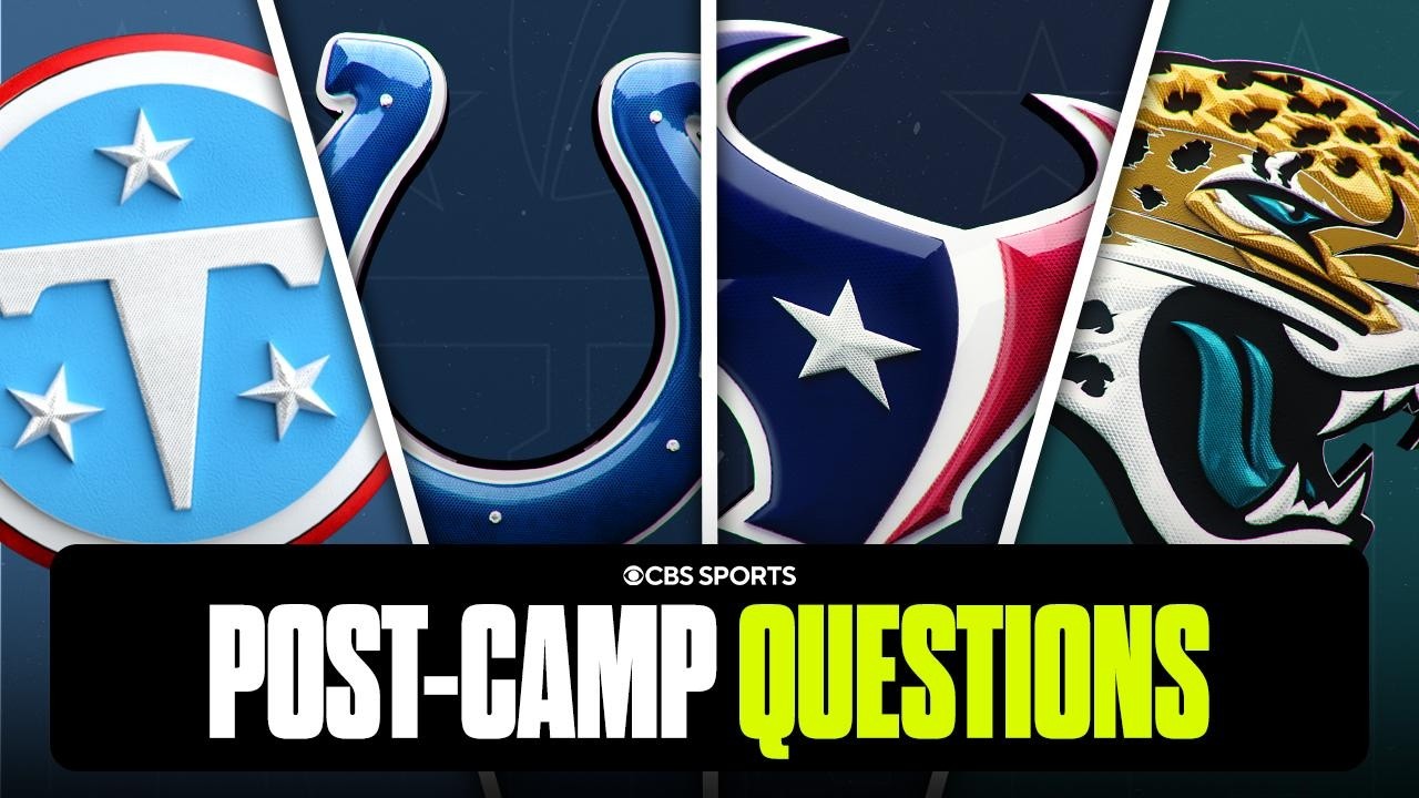 Biggest post-camp questions for every AFC South team 🤔