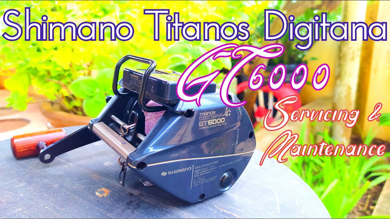 Shimano Titanos Digitana GT 6000 - Reel service and maintenance