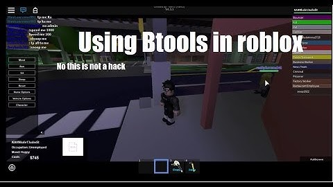Roblox using Btools (No this is not a hack)