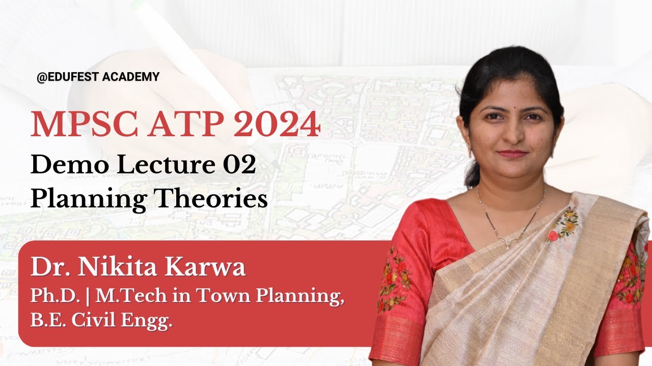Demo lecture 1 thumbnail: Planning Theories by Dr. Nikita Karwa