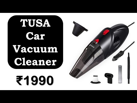106W Car Vacuum Cleaner under 2000 Rupees | #TUSA Car Vacuum Cleaner