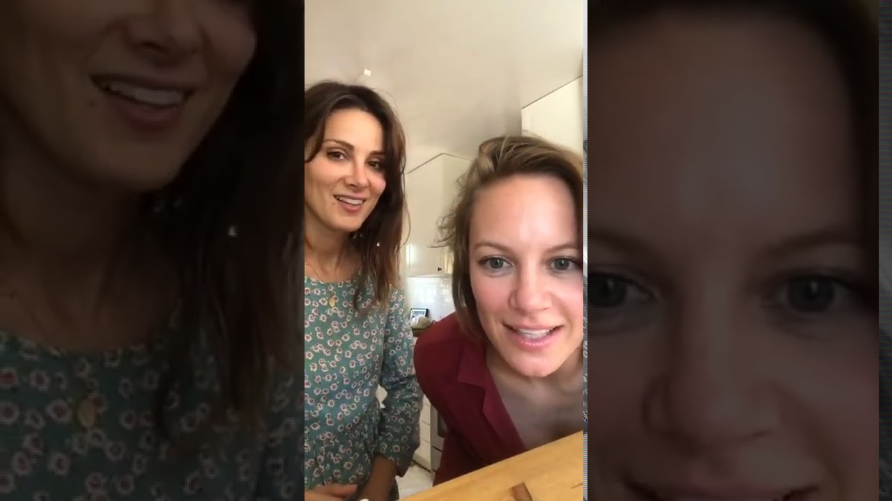 Danielle Savre and Stefania Spampinato IG live 31/07/2020