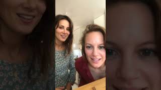 Danielle Savre and Stefania Spampinato IG live 31/07/2020