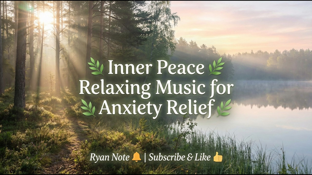 Inner Peace 🌿 Relaxing Music for Anxiety Relief & Overthinking ☁️ | 불안 해소, 복잡한 머릿속을 비워주는 평온한 음악