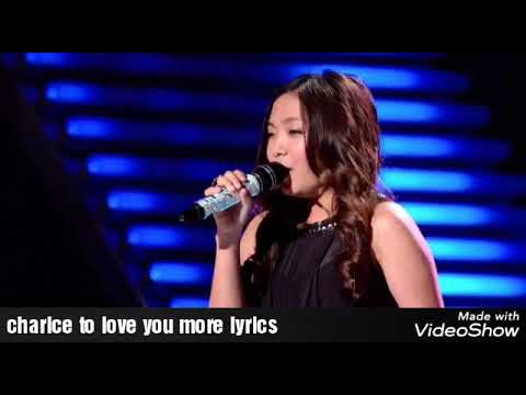 Charice (Cover) to love you more lyrics