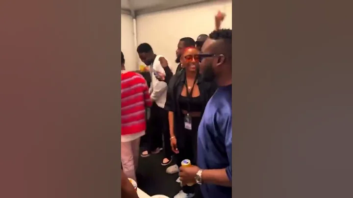 Watch Wizkid hug Tiwa Savage in this new video!