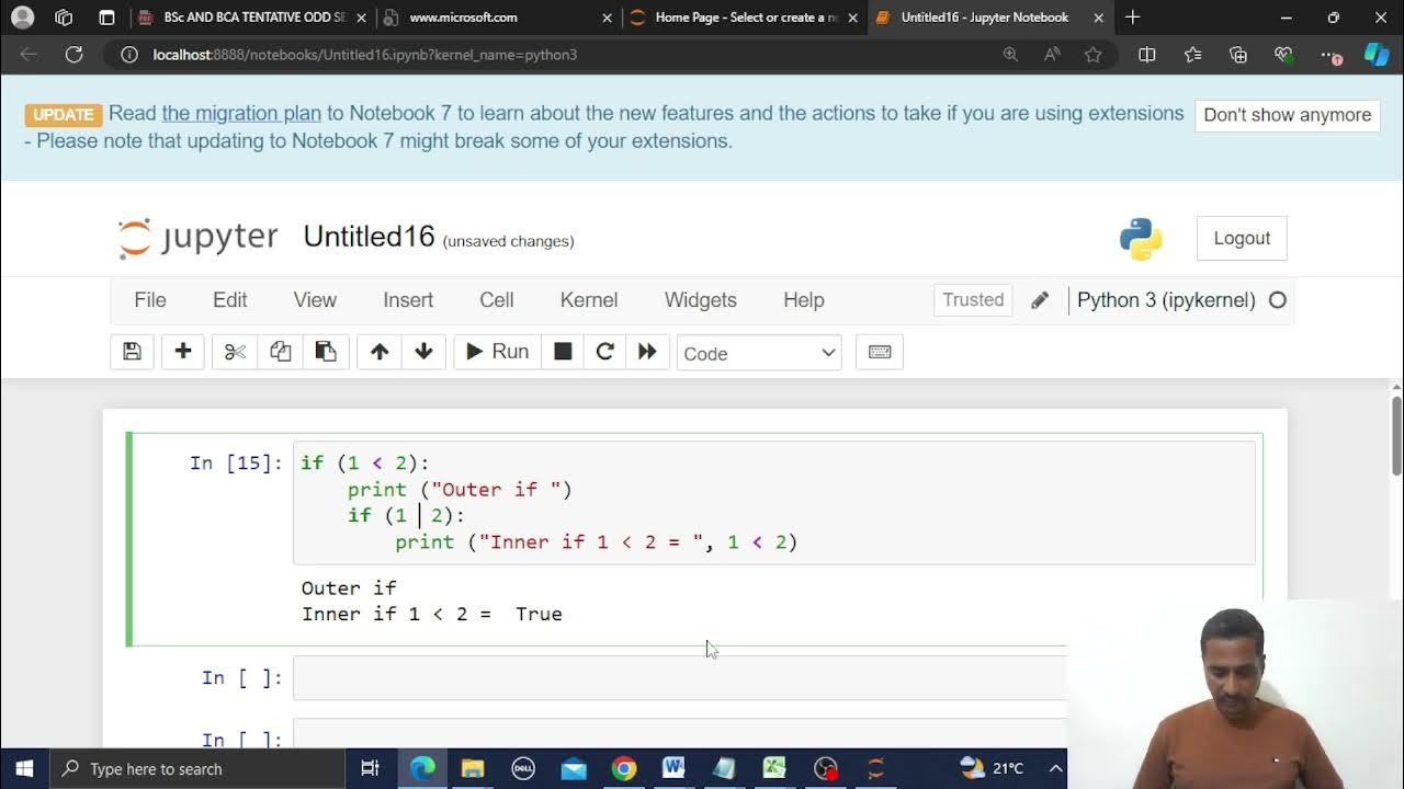 9 Conditional statement nested if PYTHON Ex - YouTube