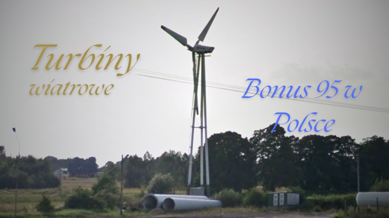 Turbiny wiatrowe Bonus 95 w Polsce