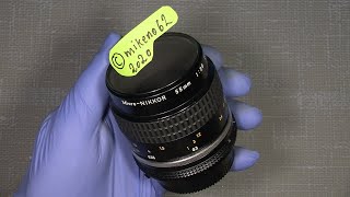 Sticky aperture blades in Ai-s Micro-Nikkor 55mm 1:2.8   UPDATE 2021