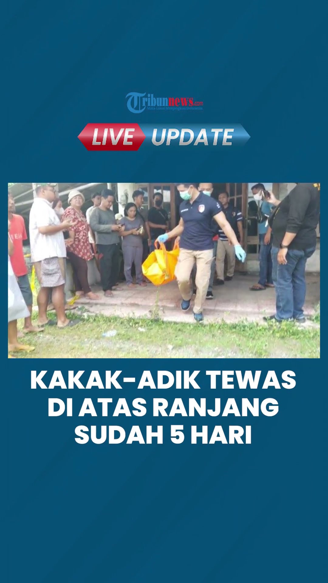Kakak Beradik Tewas di Atas Ranjang Rumah di Kediri, Diduga Depresi seusai Ditinggal Ayah \u0026 Ibu