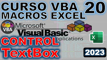 CONTROL TextBox en VBA CURSO DE MACROS EN EXCEL @JANSCONSULTING