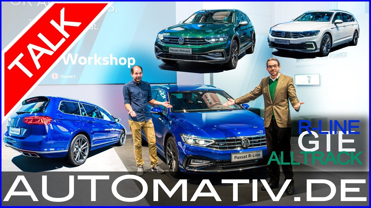 Neuer Vw Passat B8 Facelift 2019 Als R Line Gte Alltrack Erste Sitzprobe Anderungen