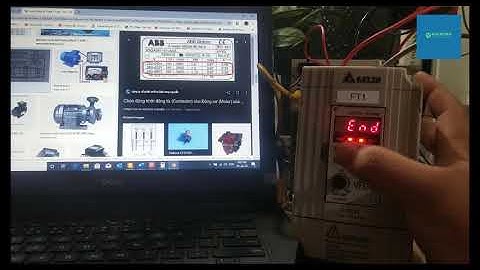 Hướng dẫn cài đặt biến tần VDF-M Chế độ điều khiển bằng tay - Hand mode