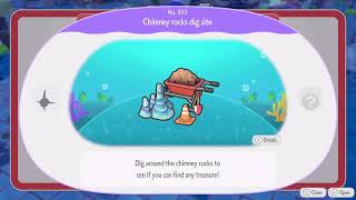 How to make Sharpedo Chimney rocks dig site habitat in Pokémon Pokopia How to make Sharpedo Chimney rocks dig site habitat in Pokémon Pokopia