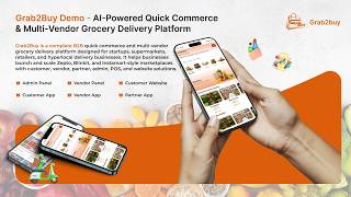 Grab2Buy Demo – AI-Powered Quick Commerce & Multi-Vendor Grocery Delivery Platform screenshot 4