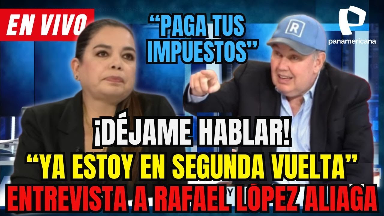 🚨 MILAGROS LEIVA entrevista RAFAEL LÓPEZ ALIAGA | Sin Rodeos 