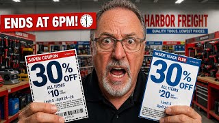 Harbor Freight 30% Coupons Expiring! 