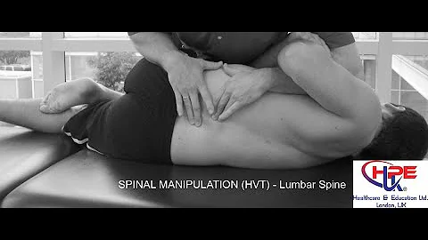 Spinal Manipulation (HVT or grade 5) of the Lumbar Spine (L4/5)
