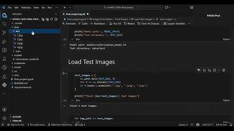 Demo Video for final project - Automatic Image Colorization Using Deep Learning