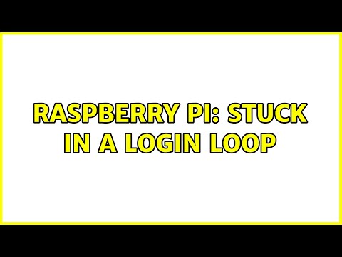 Raspberry Pi: Stuck in a Login Loop