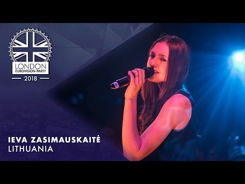 Ieva Zasimauskaitė - When We're Old - Lithuania | LIVE | OFFICIAL | 2018 London Eurovision Party