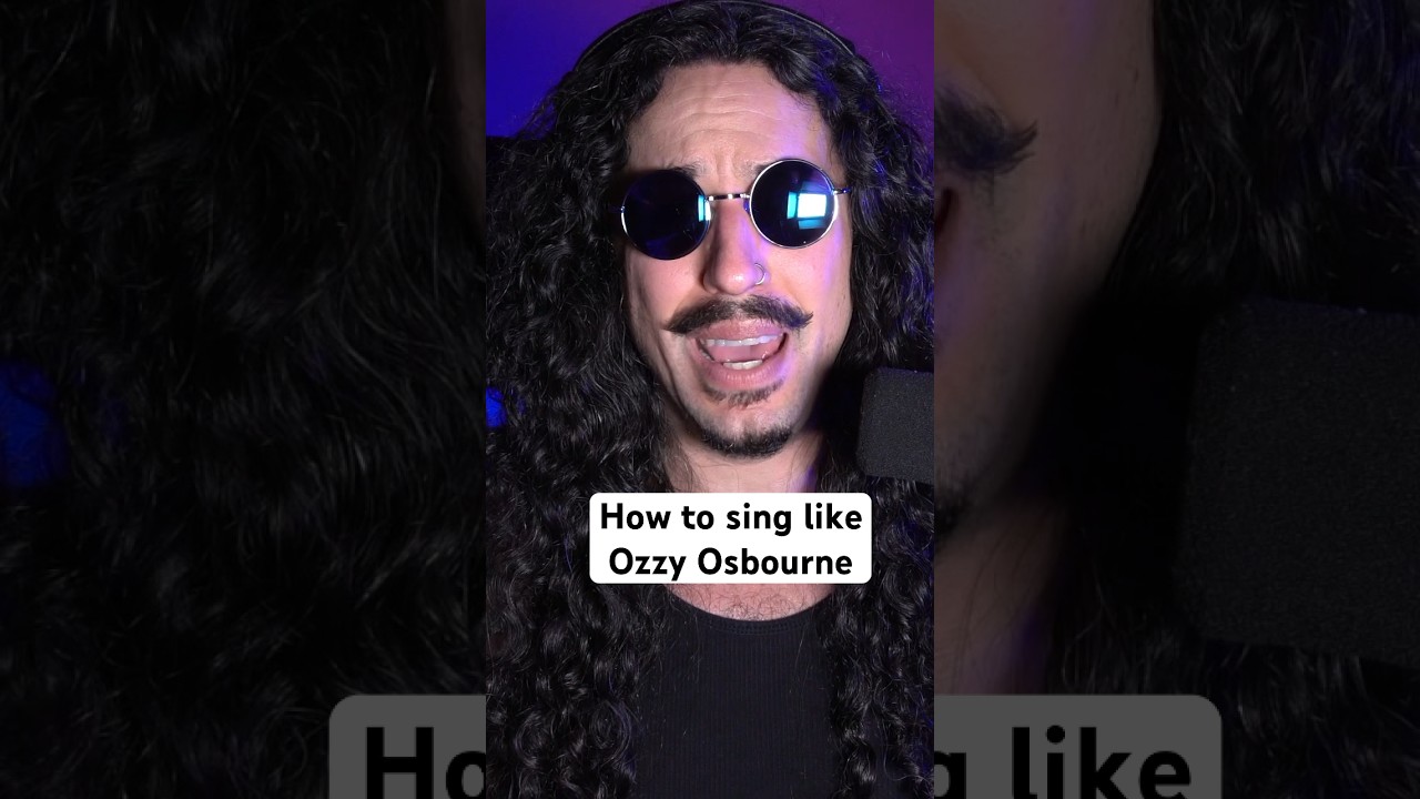 How To Sing Like Ozzy Osbourne #howtosing #ozzyosbourne #shorts