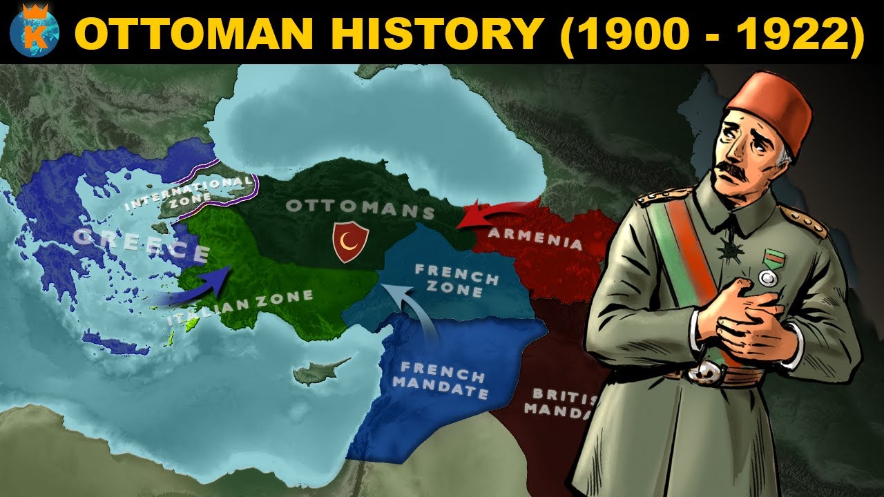 The fall of the Ottoman Empire - History of The Ottomans (1900 - 1922)