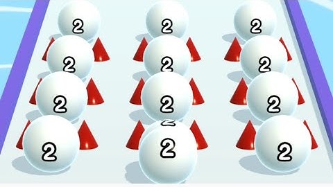 Ball Run 2048 - All Levels Gameplay Android,iOS Level 251-260