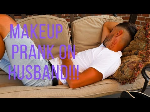 makeup-prank-on-husband-while-sleeping!!!!!