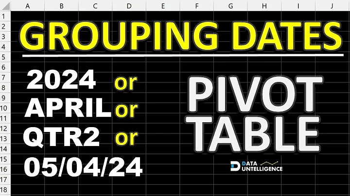 Pivot Table date format change - Excel - how to group and ungroup date formats in Excel