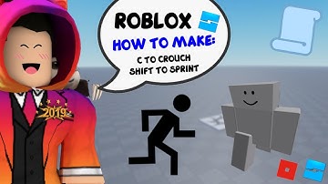 ROBLOX STUDIO | How to make C to Crouch & Shift to Sprint [Easy!]