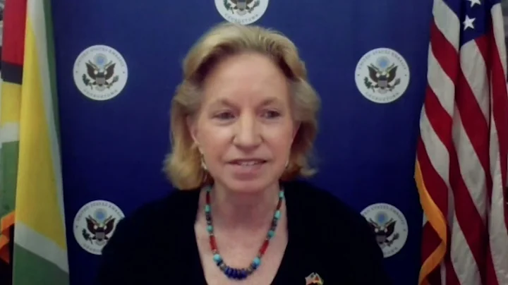 U.S. Ambassador to Guyana, Sarah-Ann Lynch deliver...