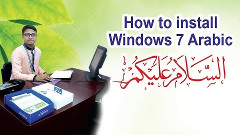 How to install Arabic windows 7 # HM Ebrahim