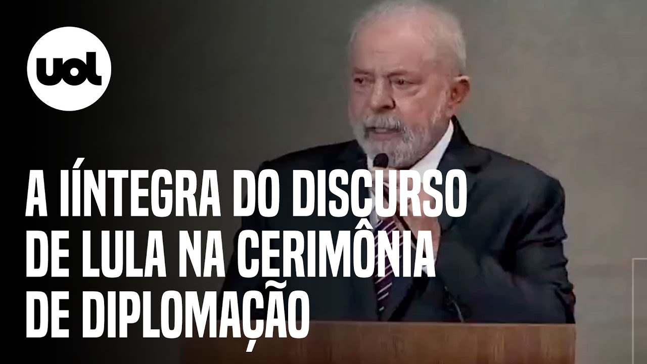 Diplomao de Lula Veja o discurso completo de Lula em cerimnia no TSE