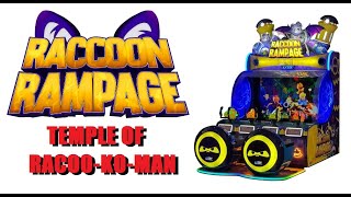 Racoon Rampage Arcade Temple of Racoo-Ko-Men [Water Blaster Shooter]